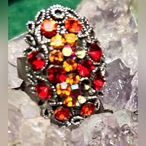 Multi color vintage ring